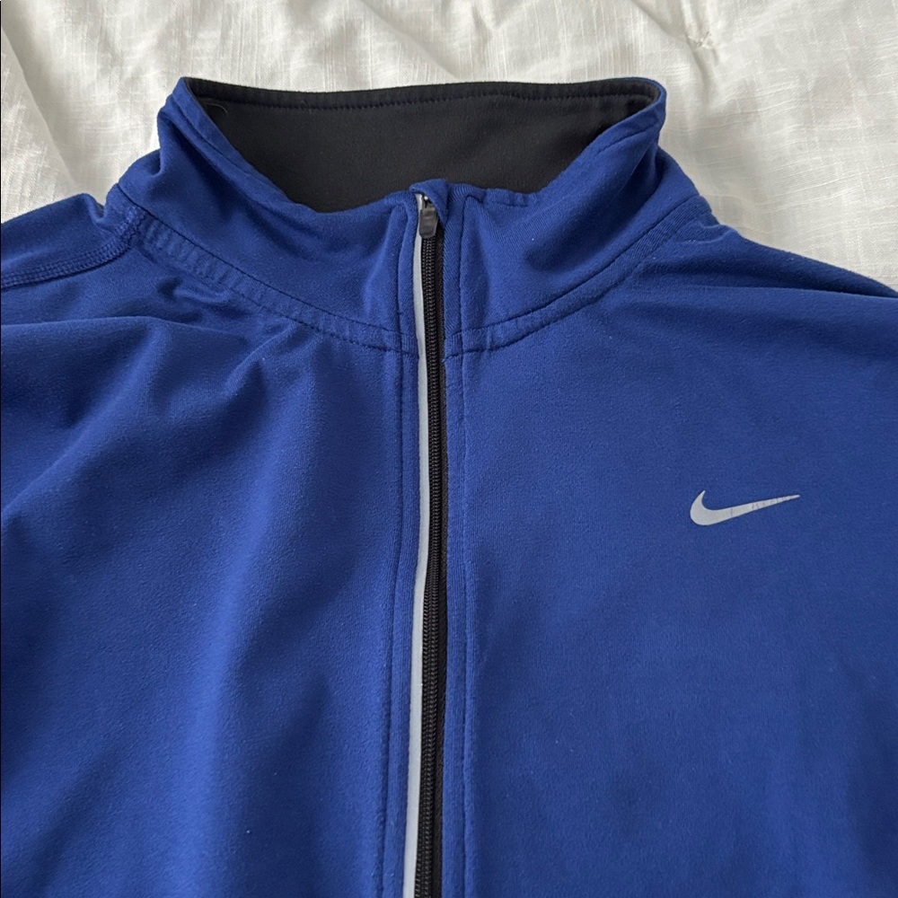 Nike Dri Fit Deep Blue half zip pullover - Picture 4 of 5